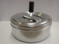 Chrome Spinning Ashtray Large 13.5cm